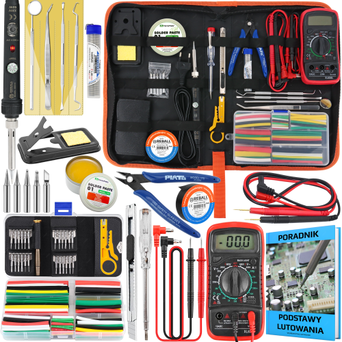 LUTOWNICA PRECYZYJNA KOLBOWA S601A 60W Z REGULACJĄ TEMPERATURY ZESTAW 49w1